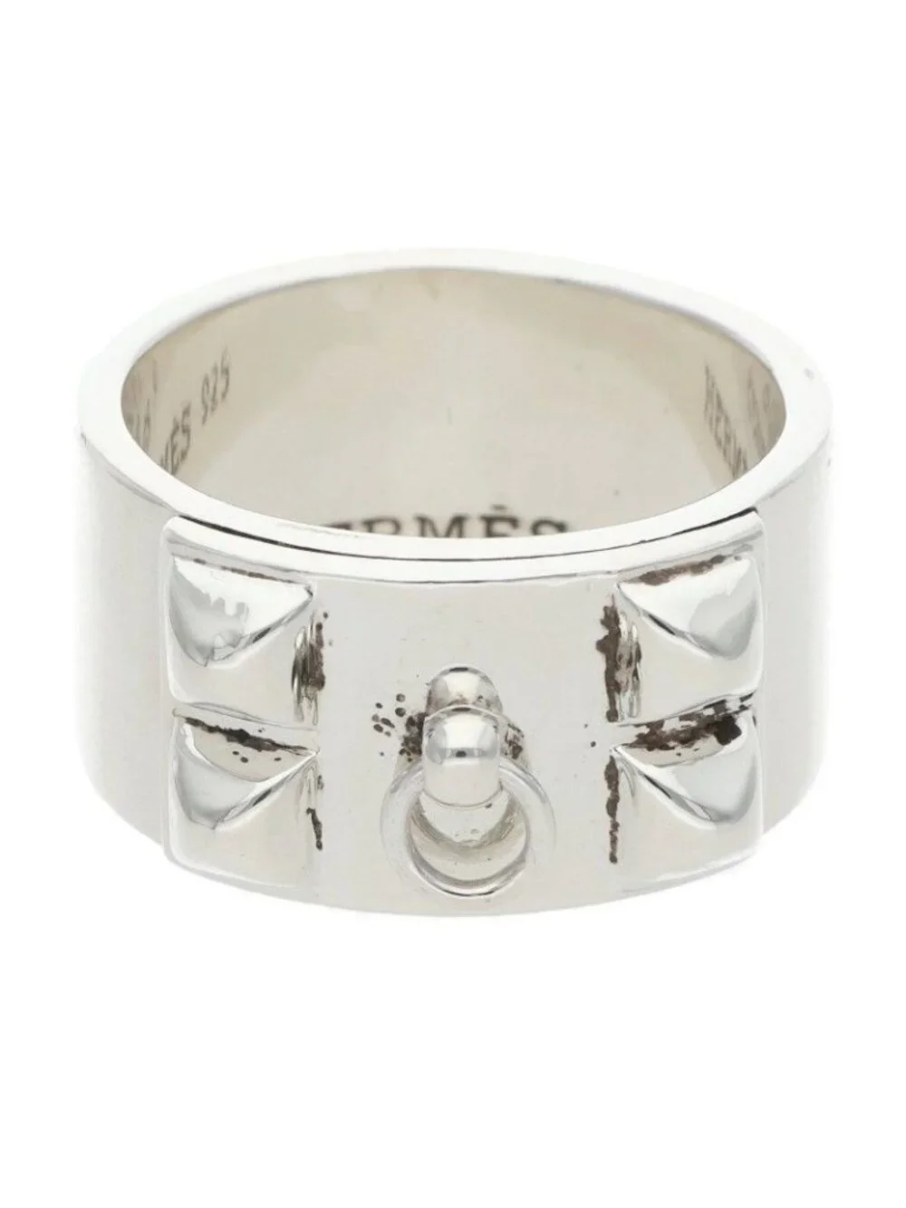 Hermes Collier de Chien GM Silver Ring
